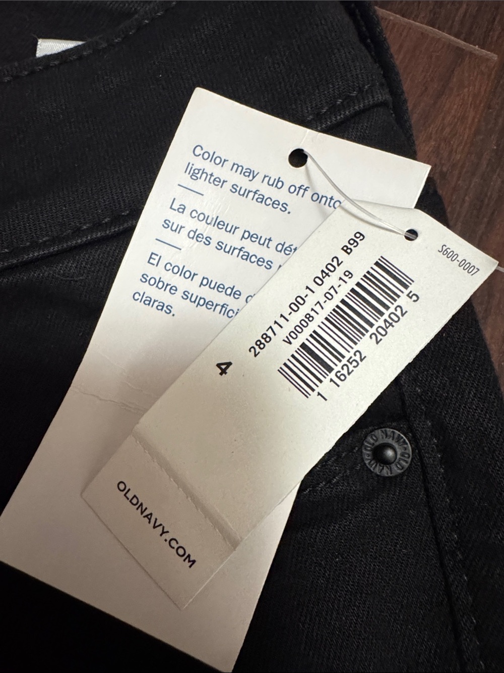 Old Navy Black Rockstar Super Skinny Ankle Jeans - Picture 3 of 4